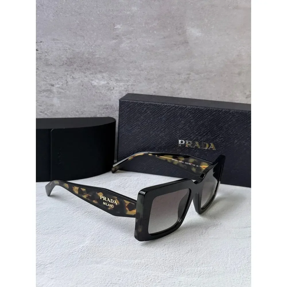 NEW Prada PR D01S Sunglasses in Black Tortoise $390